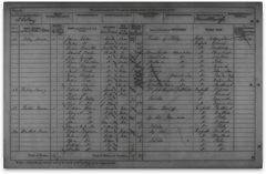 An original census record